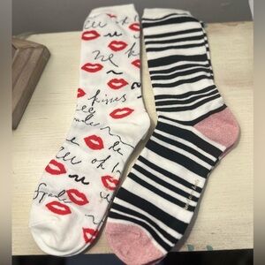 NWOT Kate Spade Trouser Socks Set of 2